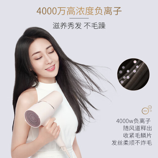 Philips Hair Dryer Negative Ions 5 Series Pro Puffy Barrel Warm and Protective 40 Million Negative Ions High Power High Wind Speed Dry Softening Powder Birthday Gift