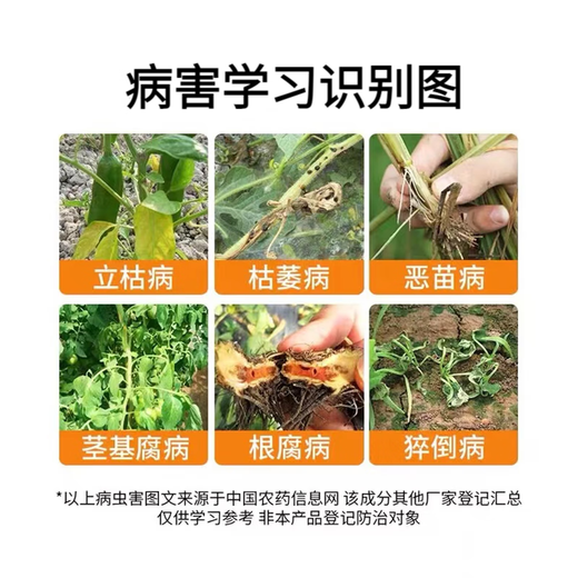 30% metalaxalin, soil disinfectant, fungicide pesticide, special medicine for root rot, blight, damping-off, 1000g*2 bottles