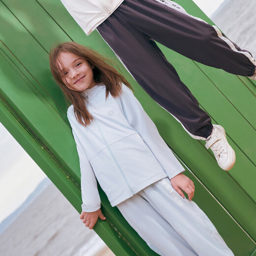 AIMER Niños Primavera y verano Nuevo ropa solar para niños con capucha fresca para niños y niñas Mal de malla neutral de malla transpirable Luz y verde AK281E691 140