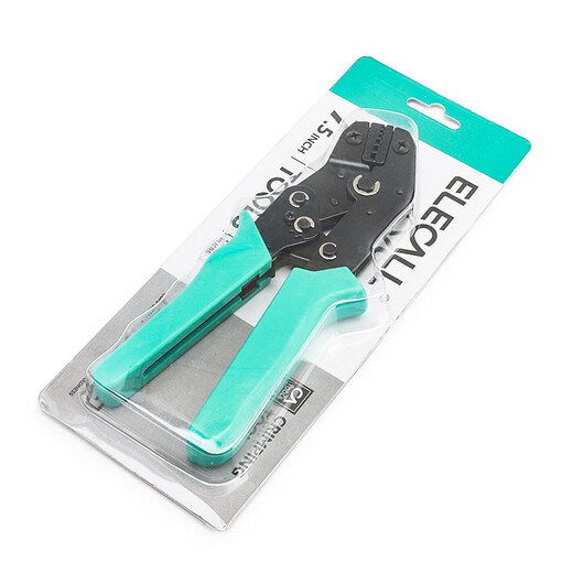ELECALL electrician's crimping pliers multi-functional pliers household ratchet terminal crimping pliers cold-pressed tube terminal pliers SN-06WF