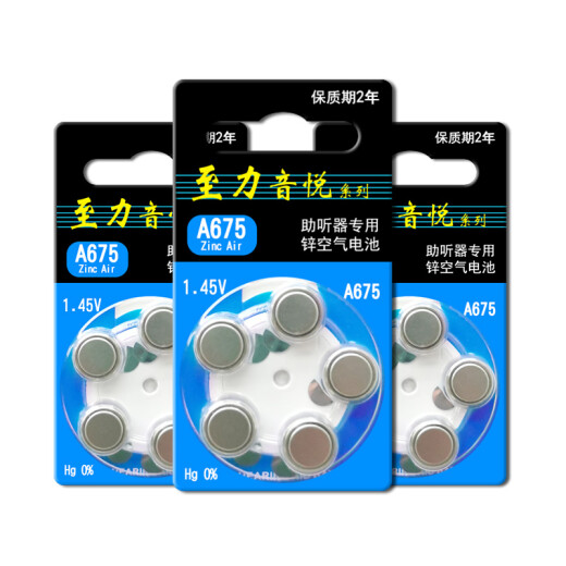 Xiwantuo Zhiliyinyue Siemens Battery Battery Botón original A13 A10 A312 A675 Zhili A13 [10 tableros 100 piezas]
