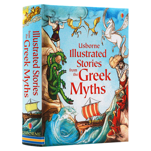 Ancient Greek Mythology Storybook English Original Picture Book Usborne Illustrated Stories Hardcover Illustrated Edition English Edition Sims, Lesley 9781409531678 Lens Reading Index 680L