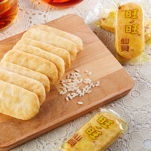 旺旺仙贝雪饼上上签米饼 经典办公出游休闲膨化零食品点心小吃零食 仙贝52g*1