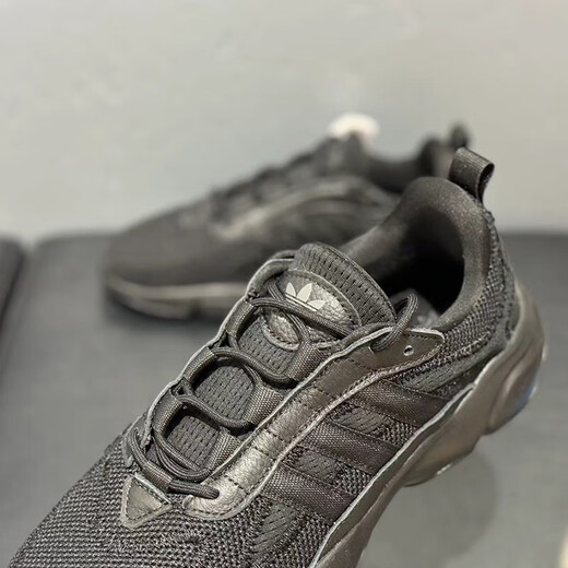 阿迪达斯 （adidas）三叶草男鞋女鞋夏季运动鞋网面透气跑步鞋复古老爹鞋休闲鞋JQ3927 JP8237/全黑 39