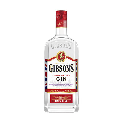 Gibson [bouteille d'origine importée] UK London Dry Gin Gin Gin Foreign Wine Martini Base de boisson Gypson Dry Gin 700ml 1 Bouteille