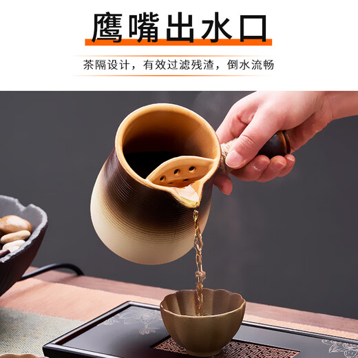 Suncojia teapot, teapot, pottery pot, teacup, fireside teapot, indoor roasted milk