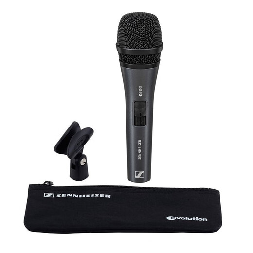 Sennheiser E835S dynamic microphone stage performance hosting guitar playing and singing speaker karaoke live wired microphone E835S comes standard with +5 meters XLR to 6.3 cable