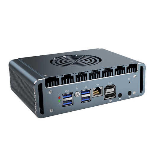 倍控6网口工控机I7-1265U12代I210网卡4G模块LTE扩展嵌入式主机电脑8505 i7-13620h i5-1345u esxi ros G31F I7-1265U 6网2.5G DDR5 