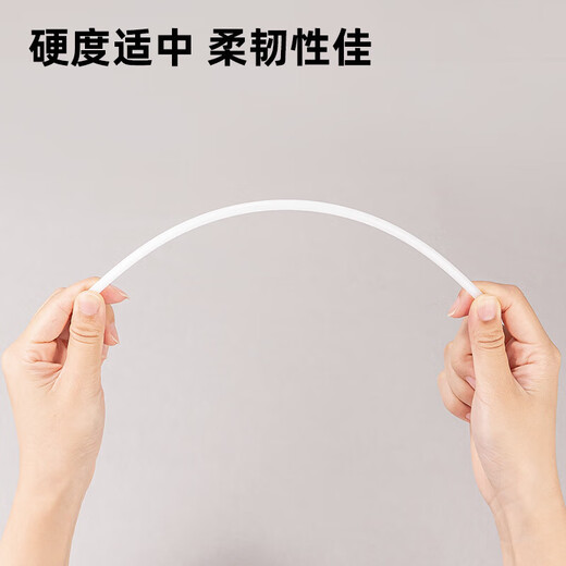 Máquina de encuadernación Deli, tubo remachador 3847/3853/3888/881, tubo de encuadernación de vales, tubo de plástico, tubo de pegamento termofusible, tubo de sauce 3853, tubo remachador, 100 piezas