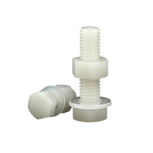 Nylonschraubenmutter-Set externe hexagonale Kunststoffschraube isolierte Kunststoffschraube M6m8m10M12M16-M30 M12200 Vollzähne 2 Sätze