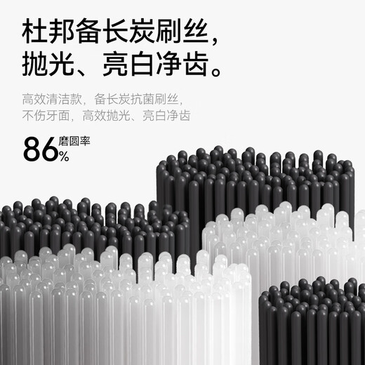 Lebooo electric toothbrush, soft bristles, gum protection, long battery life, 120 days, electric toothbrush for couples, birthday gift for boyfriend/girlfriend, 8 brush heads, black New Year gift