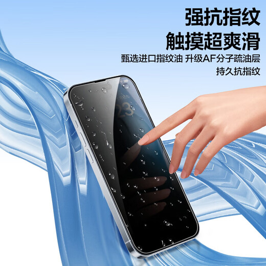 Alittleflower eignet sich für Apple 15plus Anti-Peeping Tempered Film iPhone 15plus Mobiltelefon Anti-Peeping-Film Anti-Fall-Finger-Fingerabdruck Ultra-dünn hochdefinition