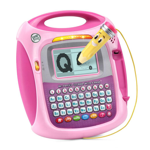 Leap Frog Mr. Pencil English Phonics Reading and Writing Graffiti Early Education Learning Machine Toy Pink Model