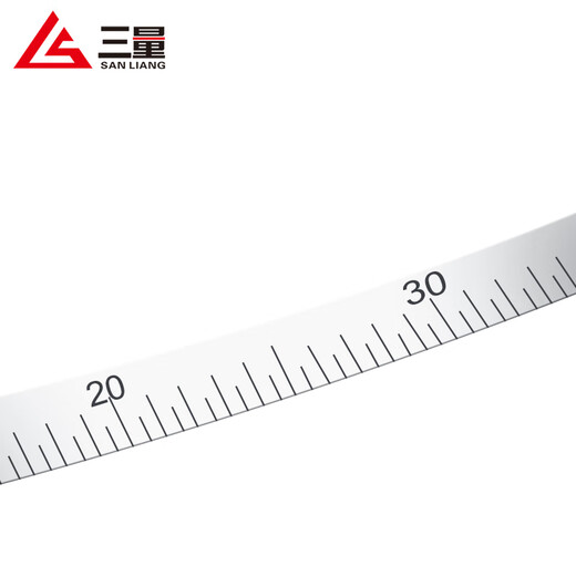 Three-quantity diameter measuring ruler, stainless steel flexible outer diameter circumferential ruler, O-ring cursor, stainless steel extension 300-600mm