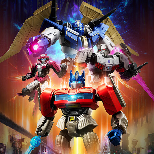 布鲁可积木人变形金刚擎天柱电影起源超越版 男孩玩具生日礼物手办潮玩