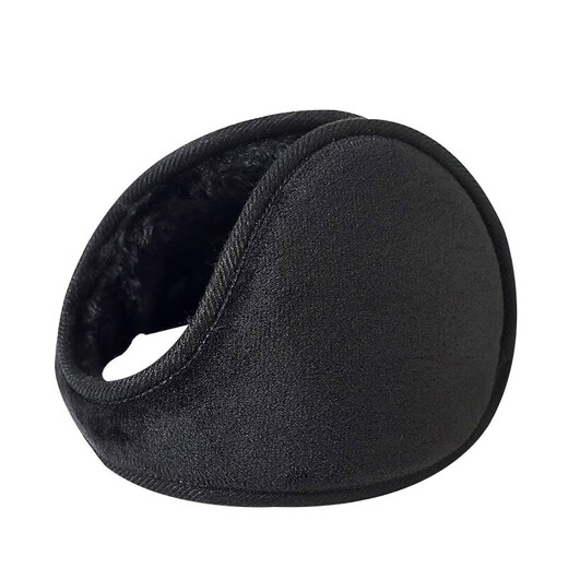 耳罩冬季男女保暖耳包护耳朵耳套加绒防寒耳捂子防冻耳帽加厚耳暖 加厚黑色 均码