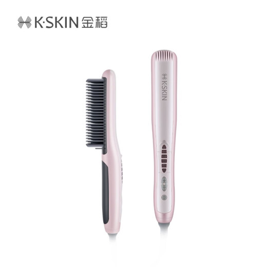 Jindao straight hair comb splint curling wand inner buckle straight plate clip mini portable small comb KD388C pink