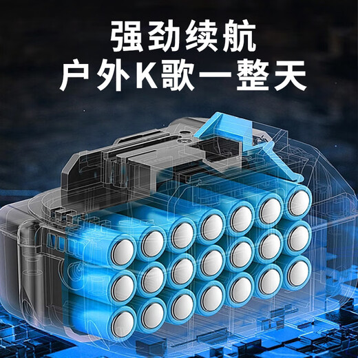 索爱（soaiy）K826家庭ktv音箱户外k歌广场舞显示屏家用电木吉他乐器音箱音箱点歌机触摸屏10英寸23喇叭2000G