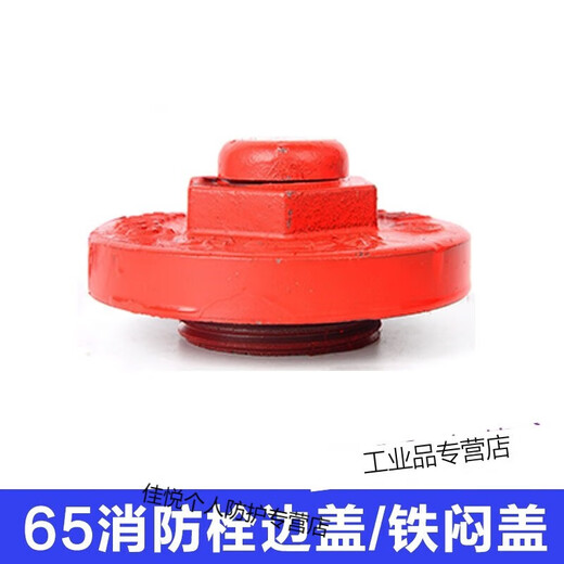 Outdoor fire hydrant accessories copper connector fire hydrant connector plug side cover dental buckle water outlet cover accessories 100/DN65 iron cover