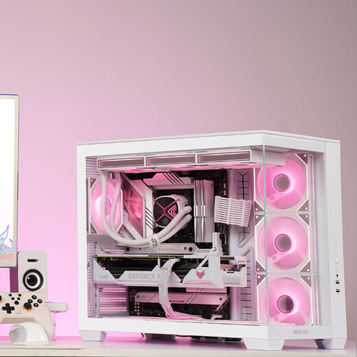 ASUS Ultra7-265KF series RTX5060TI game console/5070TI graphics card ASUS ROG family bucket 4060TI desktop assembly computer DIY host 14600KF+RTX5070+32G丨Configuration three