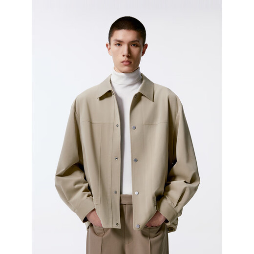 GXG Men's Shopping Mall Same Style Jacket Men's 2024 Autumn New Arrival Khaki 175/L