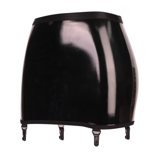 Johuan Patentleder-Hüftrock-Strumpfband-Gürtel-Metall-Heizungs-Schnalle High-End European und American Super Short Strümpfe Accessoires Rot (Einzelrockstumpfgürtel) empfohlen, 80-120 Jin zu tragen [Jin entspricht 0,5 kg]