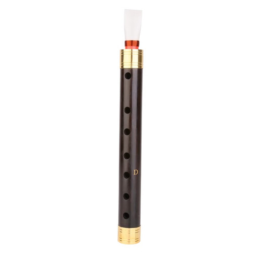 Geyue Ebony Tear-Jerking Pipe Instrument débutant Adulte Flûte Wind Music Folk Musique Flûte Folk Instrument Folk Small F-Tune Brass Hoop Tube + 6 Cadeaux