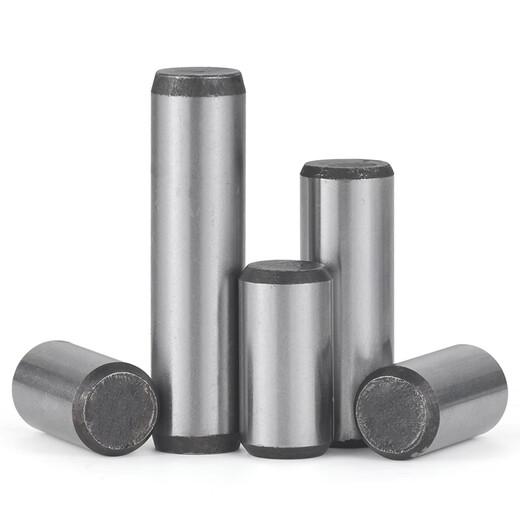 JINGGONG 45# steel cylindrical pin GB119 hardened quenching positioning pin solid fixed pin 3-30 10*30 (5 pieces)