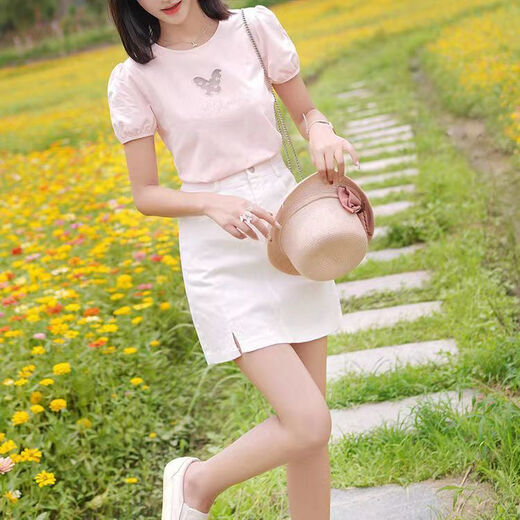 Yimuqis kleiner Anzug zeigt Temperament und High-End-Anzug Sommer Französische Internet-Promi-Dating-Anzug 2024 Sommer Macaron Farbe 6231 Grüne Rosa gelb zwei Top-Set-Top-Einzelgröße S empfohlen 80-95 Jin [Jin entspricht 0,5 kg]