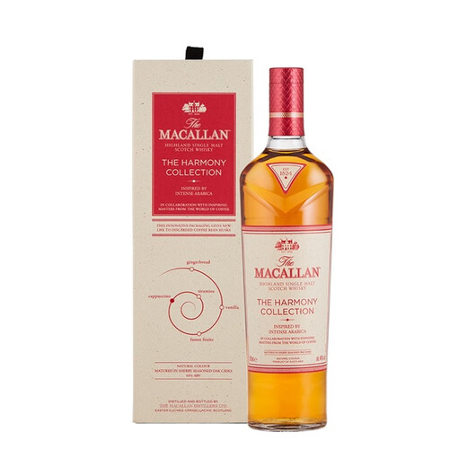 麦卡伦行货 麦卡伦 Macallan 单一麦芽苏格兰威士忌进口洋酒斯佩塞 麦卡伦臻味可可臻味啡凡 700mL 1瓶