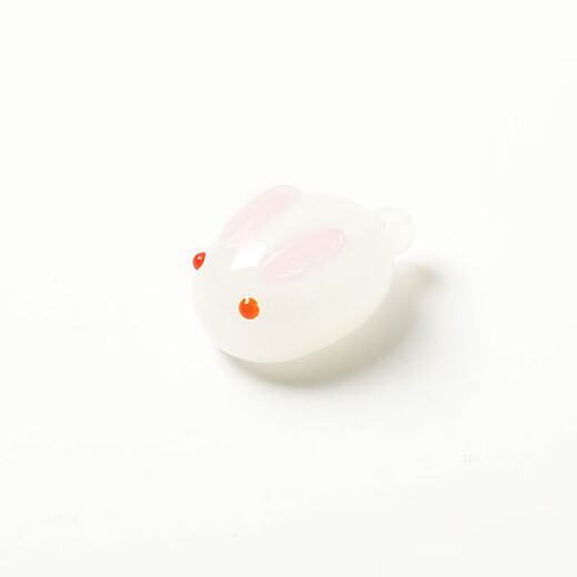 Miaopule Zibo Glazed Glazed Handicrafts Small Ornaments Small Ornaments Small Rabbit Crystal Ornaments Rabbit Style Pink