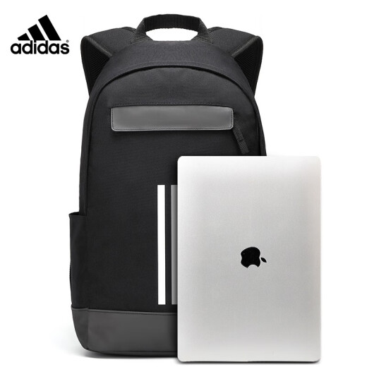 Adidas Backpack Backpack Men's and Women's Casual Sports Bag Training Bag Student School Bag Black