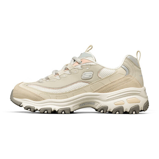 斯凯奇（Skechers）奶茶熊女鞋夏季厚底老爹鞋软底透气百搭熊猫鞋休闲运动鞋149238