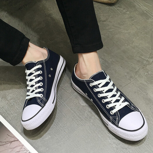 Rote und grün hundertjährige Low-Top-Leinwandschuhe für Männer koreanischer Stil Klassiker vielseitiges Schwarzpaar Schüler Schnüre-up-Freizeitschuhe Sommer atmungsaktiv