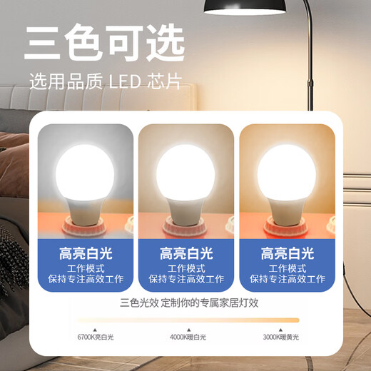 Foshan Lighting (FSL) LED bulb e27 screw high-power threaded energy-saving bulb super bright commercial lighting 13W warm white 4000K