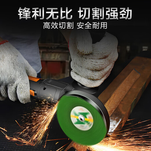 Gold diamond cutting machine metal cutting disc 350 2.5 25.4mm green 6-pack angle grinder disc grinding wheel disc