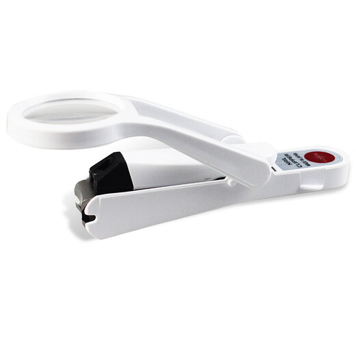 Kaiyin Kaiyin (KAI) nail clippers imported from Japan, nail clippers for the elderly, with nail file, splash-proof storage (magnifying glass)