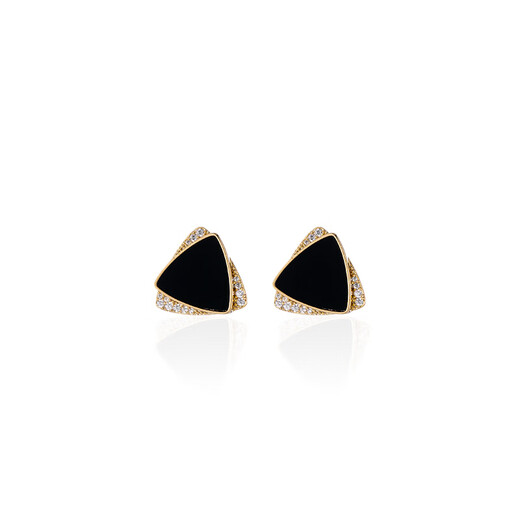 Qlady Geometric Earrings Women's Niche Unique Earrings Feminine Temperament High-end 2024 Young Luxury Earrings Birthday Gift