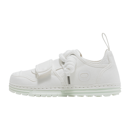 OETZI versatile breathable canvas shoes spring and summer breathable casual shoes flat white shoes ugly shoes men and women same style white T24120328 41