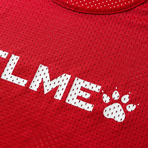 Kelme Football Training Vest Grand Mesh Breathable Team Gif Gest Team Uniform peut être personnalisé rouge et blanc XL