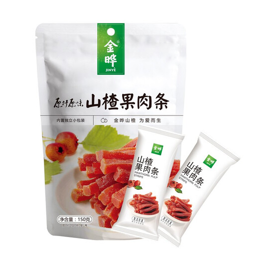 Jinye snacks, candied fruit, hawthorn pulp strips 150g/bag