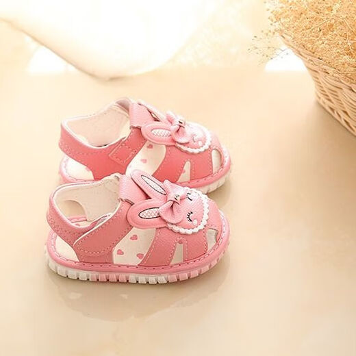 G.DUCKKIDS宝宝凉鞋女2025夏季新款1-2包头软底婴儿鞋公主学步鞋一岁宝宝鞋 9918白色 13.5 内长cm