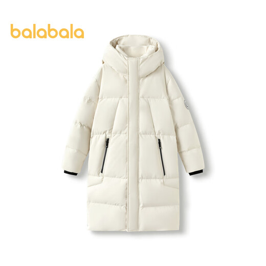 Balabala children's down jacket winter long coat thickened hooded for boys and girls 24107215