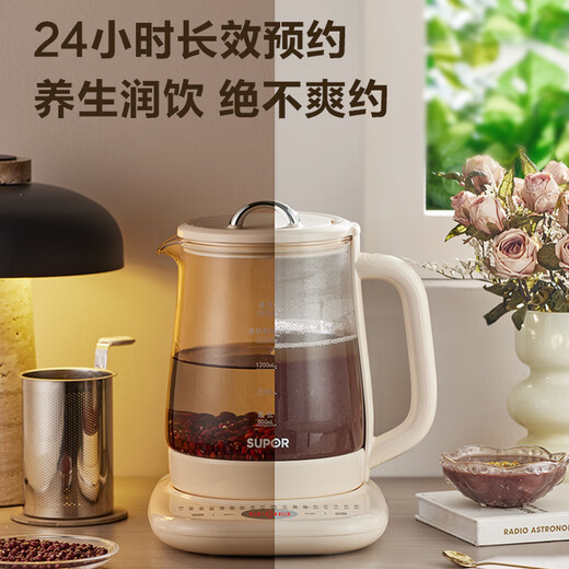 SUPOR enlarged filter health kettle tea kettle 1.8L household insulated flower tea kettle tea kettle 316L stainless steel constant temperature electric kettle kettle SW-18YP05