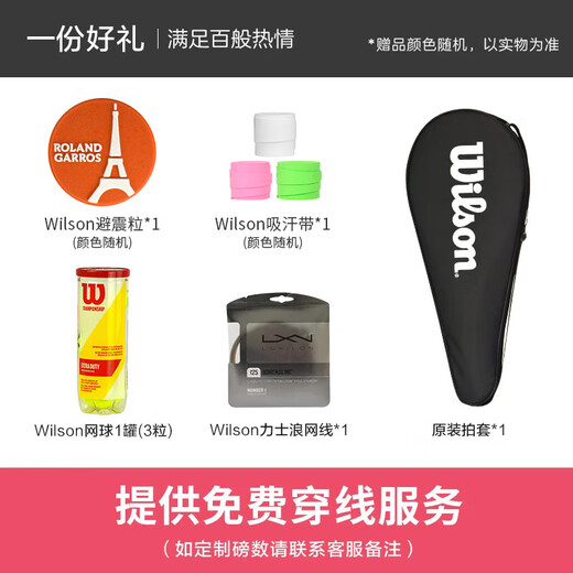 威尔胜（Wilson）网球拍pro staff rf97郑钦文同款PS系列V14专业全碳素限定小黑拍 V14 TEAM 280g 2号柄 13601