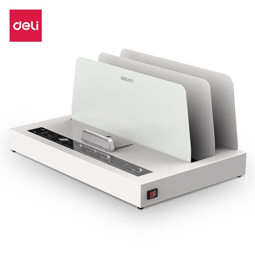 Deli Hot melting financial binding machine Contract bid documents Archives and information Accounting voucher binding machine Envelope glue installation fully automatic financial binding machine Can be ordered 500 pages Hot melting binding machine 3882
