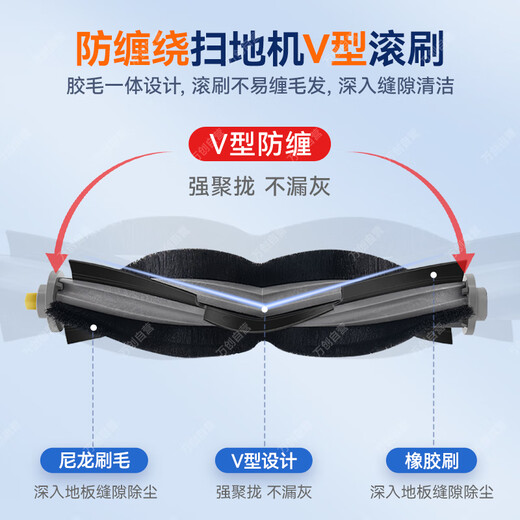 Wanchuang is suitable for Ecovacs sweeping robot accessories T10 Omni/Pro/T10s Omni/T20 roller brush side brush rag mop filter dust bag cleaning liquid accessories