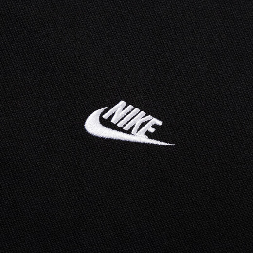 
Nike (NIKE) women's men's T-shirt 2025 summer new sportswear breathable loose comfortable jogging casual short-sleeved polo shirt FN3895-010/classic black size is too large M
