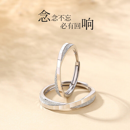 MZMZ Platinum Ring Mobius pt950 Platinum Couple Ring Confession Engagement Birthday Anniversary Gift Light Luxury-Couple Ring