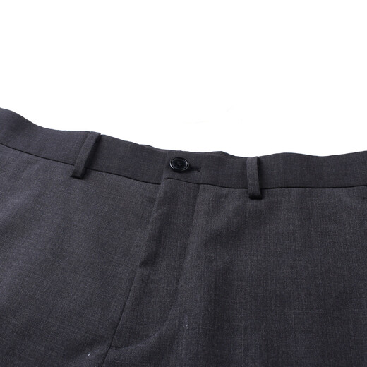 YOUNGOR suit pants men's suit pants wool suit pants wool fabric new autumn and winter warm dark gray 32 175/80A
